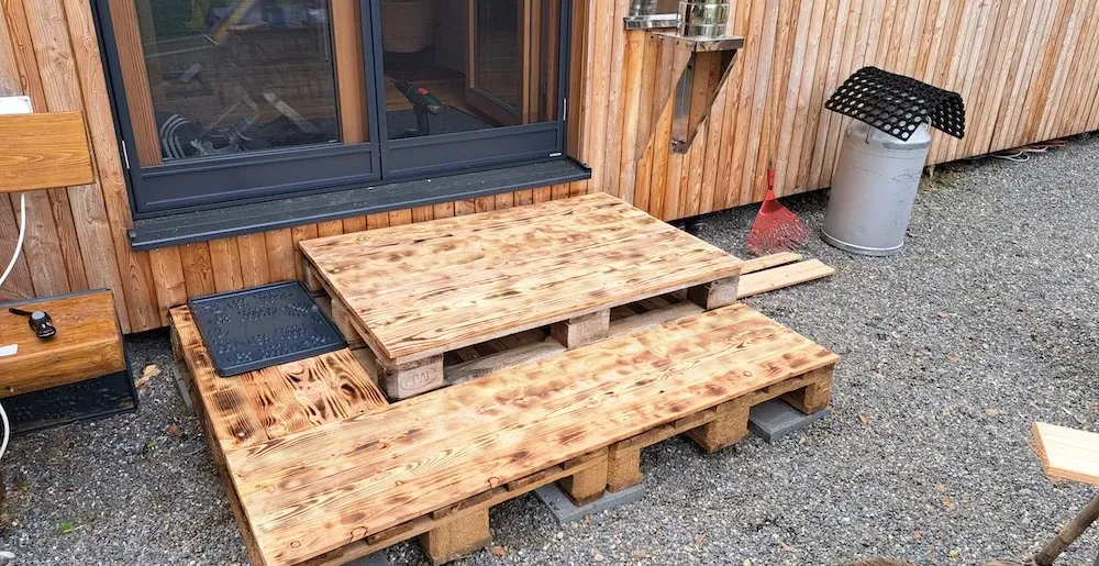 Eine schönere Treppe musste her