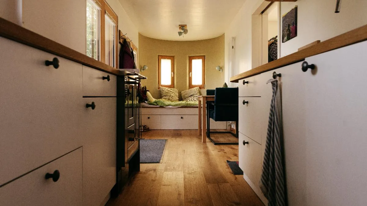 Tiny House: eine Armlänge bis nach draussen